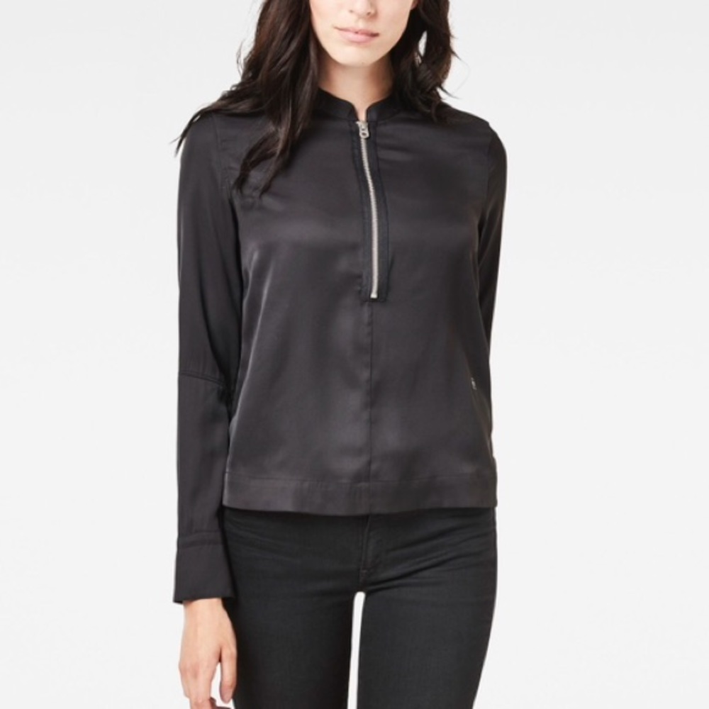 G-Star Black Core Zip Shirt - Picture 1 of 11
